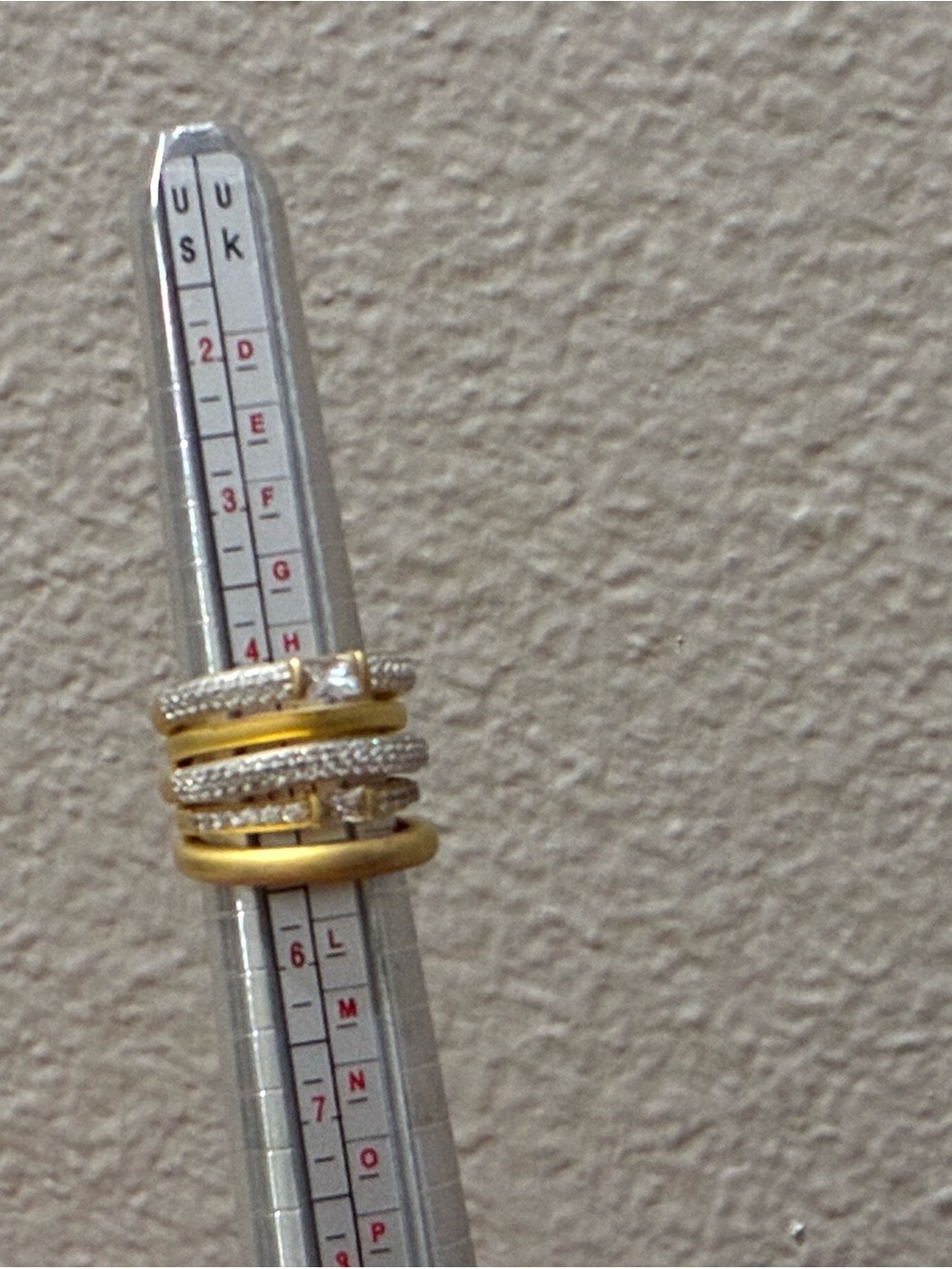 Freida Rothman gold statement ring Sz 5
925 Sterling Silver - Picture 6 of 9